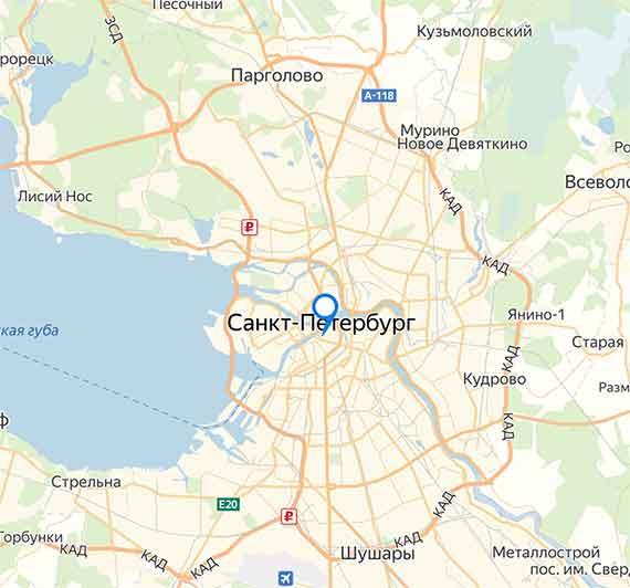 Карта спб